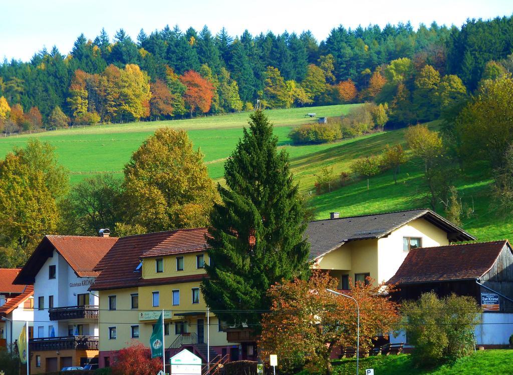 Hotel Gasthof Zur Krone Oberzent Exterior foto
